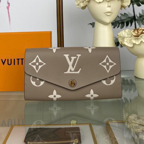 Louis Vuitton Mens Womens Wallets Purse Luxury Brand Designer Sarah Wallet with Original Box M81049