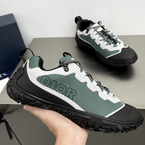 Dior Mens Shoes Sneakers Luxury Brand B28 SNEAKER DIORIZON DERBY SHOE Dior Oblique Jacquard and Rubber with Original Box 3SN277ZJW_H969