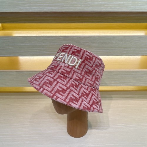 Fendi Men Womens Bucket Hat Luxury Brand Design Fendi Cap with Original Box  