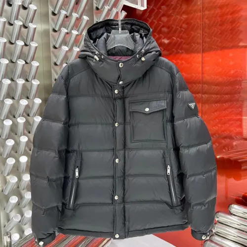 Prada Men Womens Coat Down Jacket Luxury Brand Mens Jacket Top Quality   