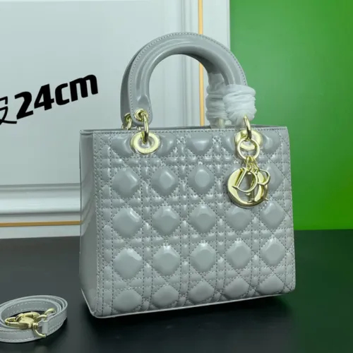 Dior Womens Bags Handbags Luxury Fashion MINI LADY DIOR BAG M0505OWCB_M323 with Original Box  