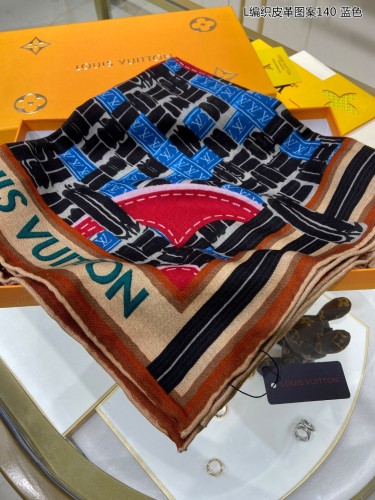 Louis Vuitton Scarves Womens Fashion Scarf with Original Box   