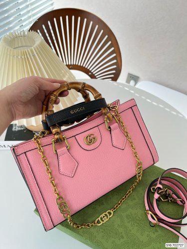 Gucci Womens Bags Shoulder Handbag Luxury Brand Gucci Diana small shoulder bag 735153 DJ24T 5862