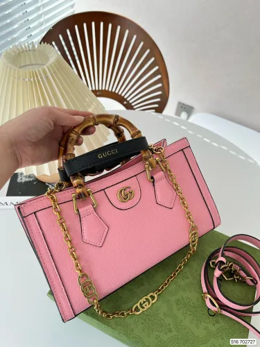 Gucci Womens Bags Shoulder Handbag Luxury Brand Gucci Diana small shoulder bag 735153 DJ24T 5862