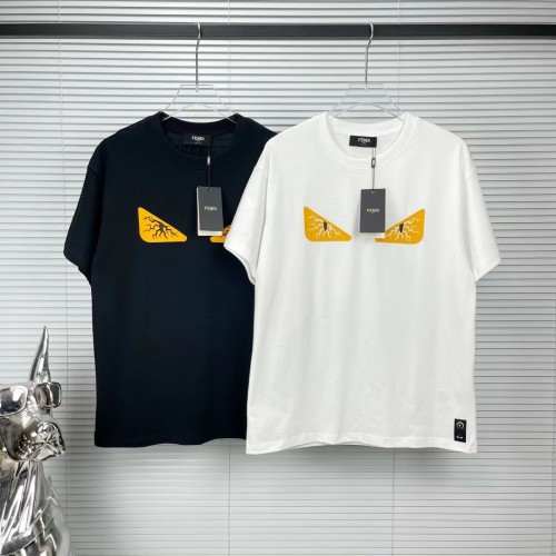 Fendi Luxury Brand Women Mens Short Sleeve T-Shirt   