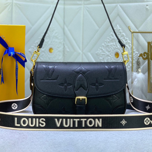 Louis Vuitton Womens Bags Shoulder Bag Luxury Brand Fashion Monogram Empreinte Leather M46584 with Original Box  