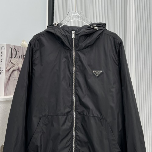 Prada Men Womens Coat Hoodie Jacket Luxury Brand Womens Jackets Top Quality   