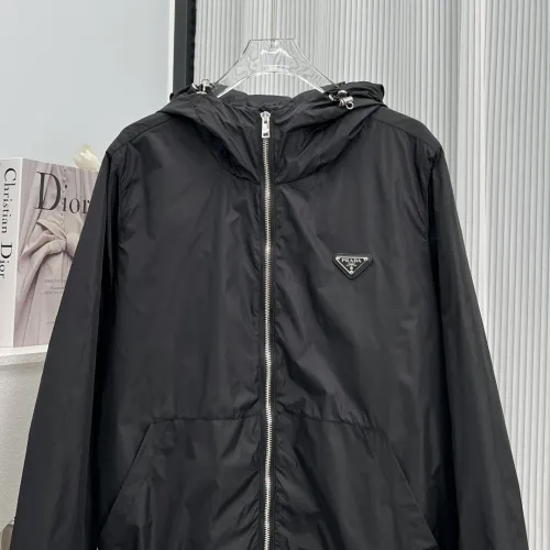 Prada Men Womens Coat Hoodie Jacket Luxury Brand Womens Jackets Top Quality   