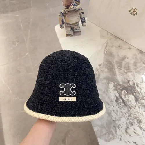 Celine Womens Hats Luxury Brand Design Celine Knit Bucket Hat with Original Box  