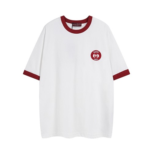 Gucci Luxury Brand Women Mens Short Sleeve T-Shirt COTTON JERSEY T-SHIRT 795939 XJGRG 9692   