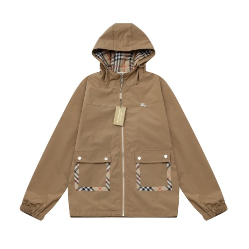 Burberry Women Mens Coat Hoodie Luxury Brand Mens Jacket Top Quality   