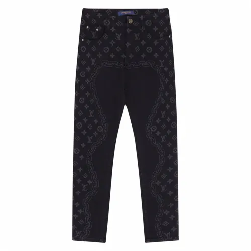 Louis Vuitton Luxury Brand Women Mens Pant Jeans   