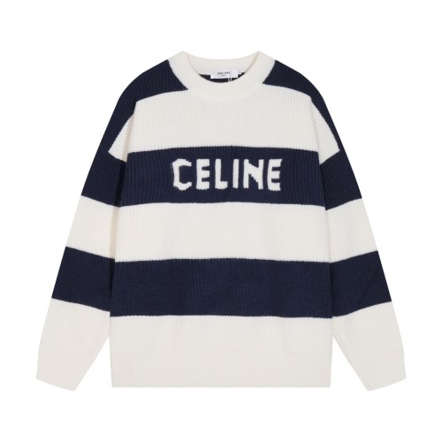 Celine Men Womens Sweater Luxury Brand Mens Knitwear Top Quality   