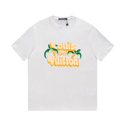 Louis Vuitton Luxury Brand Men Womens Short Sleeve T-Shirt   