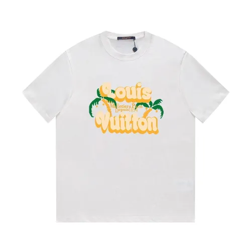 Louis Vuitton Luxury Brand Men Womens Short Sleeve T-Shirt   