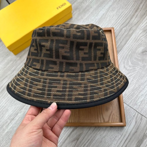 Fendi Men Womens Bucket Hat Luxury Brand Design Fendi Cap with Original Box  