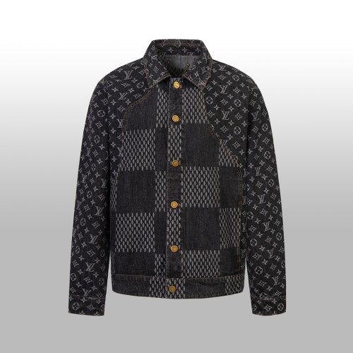 Louis Vuitton X Nigo Men Womens Jackets Denim Luxury Brand Mens Jackets Top Quality   