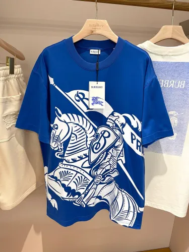 Burberry Luxury Brand Women Mens Short Sleeve T-Shirt EKD Cotton T-shirt 80902031   