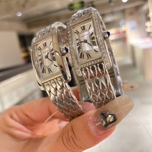 Cartier Mens Watch Luxury Brand Design Fashion Type with Original Box