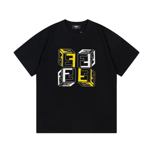 Fendi Luxury Brand Women Mens Short Sleeve T-Shirt   