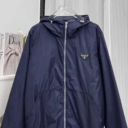 Prada Men Womens Coat Hoodie Jacket Luxury Brand Womens Jackets Top Quality   