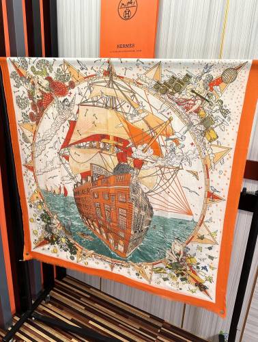 Hermes Scarves Womens Fashion Scarf Shawl 083