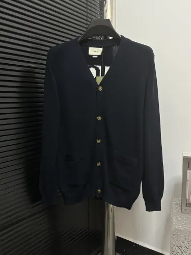 Gucci Cardigan Men Womens Knit Cardigan Luxury Brand Womens Knitwear Top Quality   