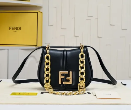 Fendi Womens Bag Shoulder Bags Luxury Brand Fendi C‘mon Fashion Bags for Women with Original Box  