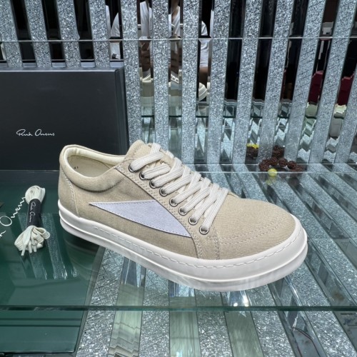 Rick Owens Men Shoes Sneakers Breathable Mens Casual Shoes with Original Box