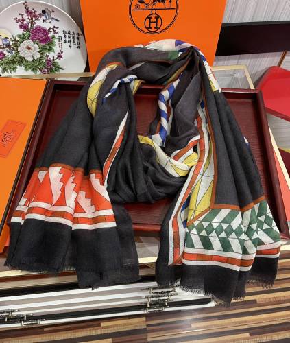 Hermes Scarves Womens Fashion Scarf Shawl 075