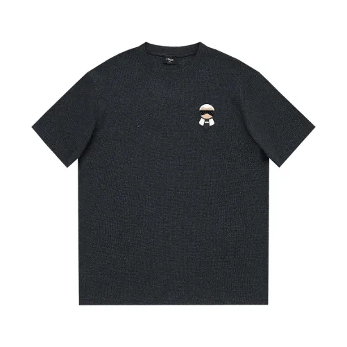 Fendi Luxury Brand Women Mens Short Sleeve T-Shirt   