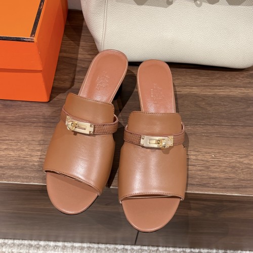 Hermes Womens Shoes Extra Slippers Casual Fashion Slipper Luxury Brand with Original Box  