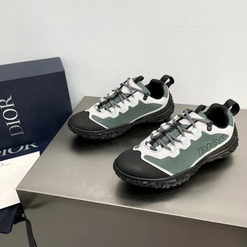 Dior Mens Shoes Sneakers Luxury Brand B28 SNEAKER DIORIZON DERBY SHOE Dior Oblique Jacquard and Rubber with Original Box 3SN277ZJW_H969