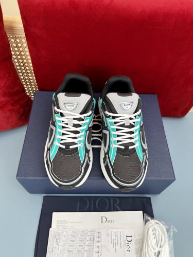 Dior Mens Shoes Sneakers Luxury Brand B30 SNEAKER Mesh and Technical Fabric 3SN279ZND_H000 with Original Box Whatsapp 