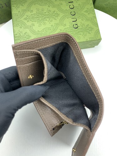 Gucci Mens Womens Wallets Bags Coin Purse Card Holder Luxury Brand Ophidia GG card case wallet with Original Box 523155 96IWG 8745