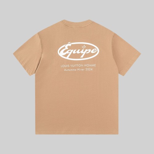 Louis Vuitton Luxury Brand Men Womens Short Sleeve T-Shirt POCKET TEE   