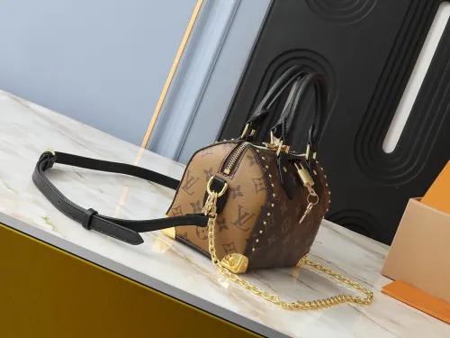 Louis Vuitton Womens Bags Luxury Brand Fashion Type Louis Vuitton Speedy Trunk 20 M13146 with Original Box  