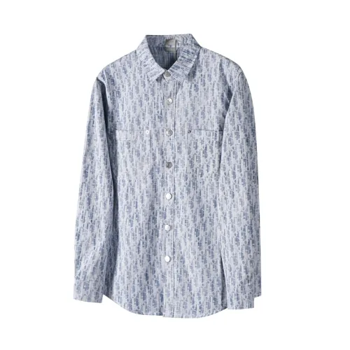 Dior Men Womens Coat Jackets Luxury Brand Mens Denim Shirt Jacket Top Quality   