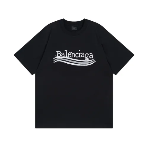 Balenciaga Luxury Brand Women Mens Short Sleeve T-Shirt   