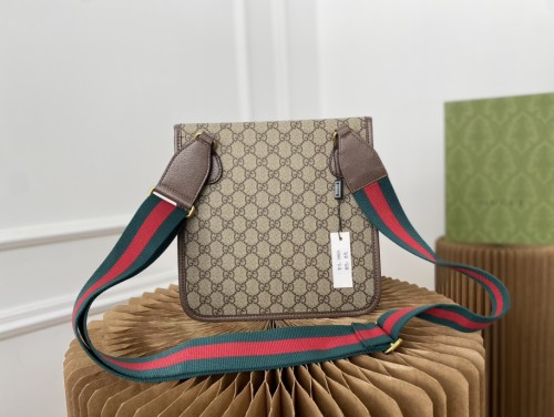 Gucci Mens Womens Fashion Bags Shoulder Bag Luxury Brand Neo Vintage GG medium messenger 598604 9C2VT 8745 with Original Box