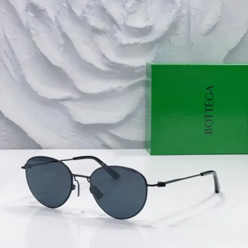 Bottega Veneta Sunglasses Luxury Brand Men Womens Sunglasses Ultrathin Metal Panthos Sunglasses with Original Box  BV1268S
