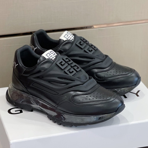Givenchy Men Shoes Fashion Type Luxury Brand GIVENCHY SNEAKERS IN LEATHER WITH LATEX BAND with Original Box