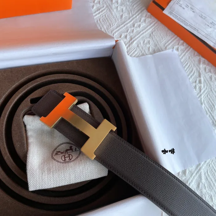 Hermes Mens Belt Luxury Brand Design Fashion Type with Original Box