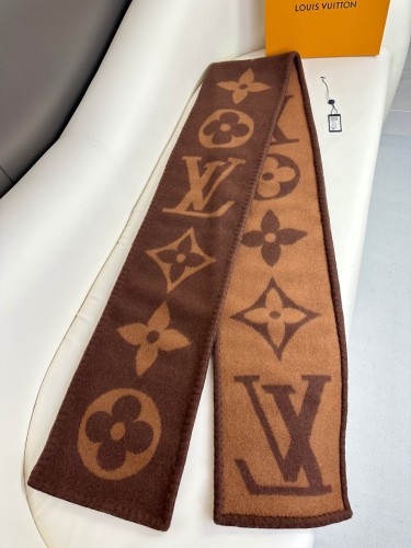 Louis Vuitton Scarves Men Womens Fashion Scarf with Original Box   