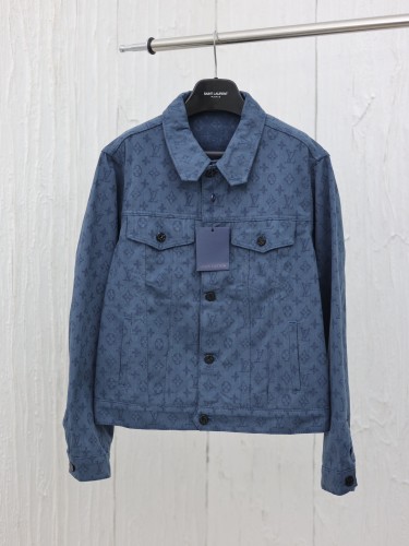 Louis Vuitton Men Womens Jackets Denim Coat Luxury Brand Mens Jackets Top Quality   