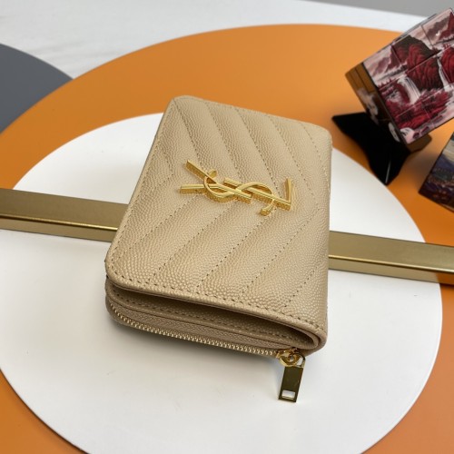 Saint Laurent YSL Womens Bag Designer Luxury Brand Women Wallets Coin Purse with Original Box