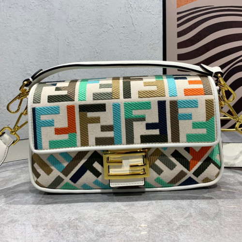 Fendi Womens Bag Shoulder Bags Luxury Brand Baguette bag Fashion Bags for Women with Original Box 8BR600A72VF1AQA