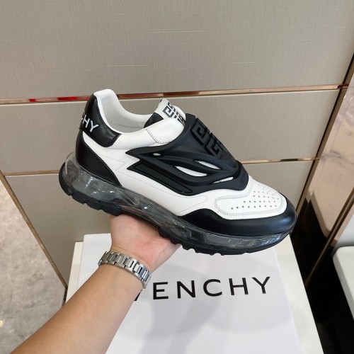Givenchy Men Shoes Fashion Type Luxury Brand GIVENCHY SNEAKERS IN LEATHER WITH LATEX BAND with Original Box
