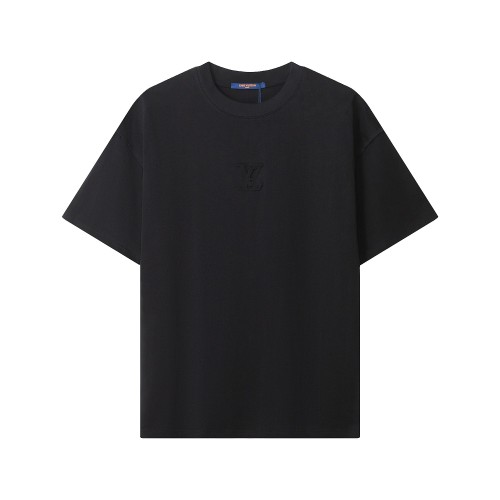 Louis Vuitton Luxury Brand Men Womens Short Sleeve T-Shirt Embossed LV T-Shirt   