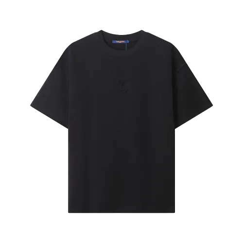 Louis Vuitton Luxury Brand Men Womens Short Sleeve T-Shirt Embossed LV T-Shirt   